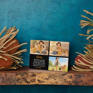 Personalized Dog Mom with Custom Name | Happy  Fotoplatte