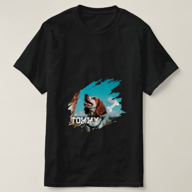 Personalized Dog Photo T-Shirt (Design vorne)