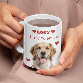 Personalized Dog Photo Valentine’s Day Mug Verwandlungstasse