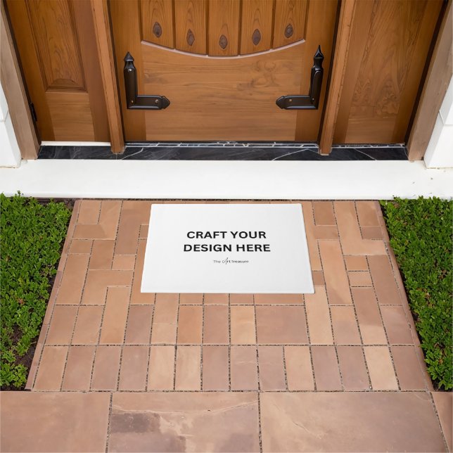 Personalized Door Mat with Name, Text, or Design Fußmatte (Außenbereich)