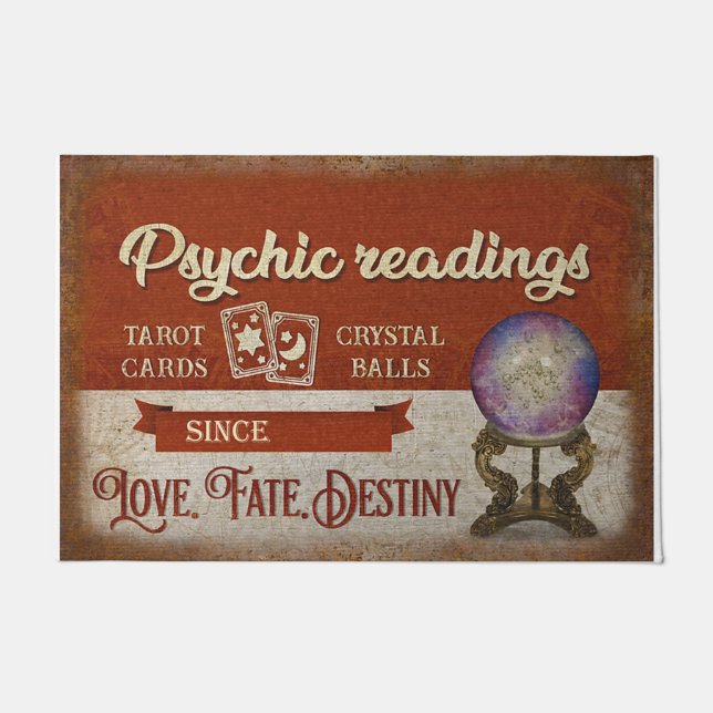 Personalized Doormat - Psychic Readings tarot Fußmatte (Vorderseite)