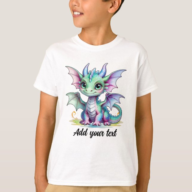 Personalized Dragon Tee for Kids (Vorderseite)