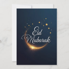 Personalized Eid Mubarak  Feiertagskarte