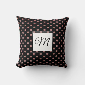Personalized Elegant Glitter Throw Pillow Kissen
