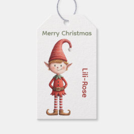 Personalized Elf Gift Tags | North Pole Christmas Geschenkanhänger