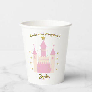 Personalized Enchanted Castle Glass | "Princess Pa Pappbecher