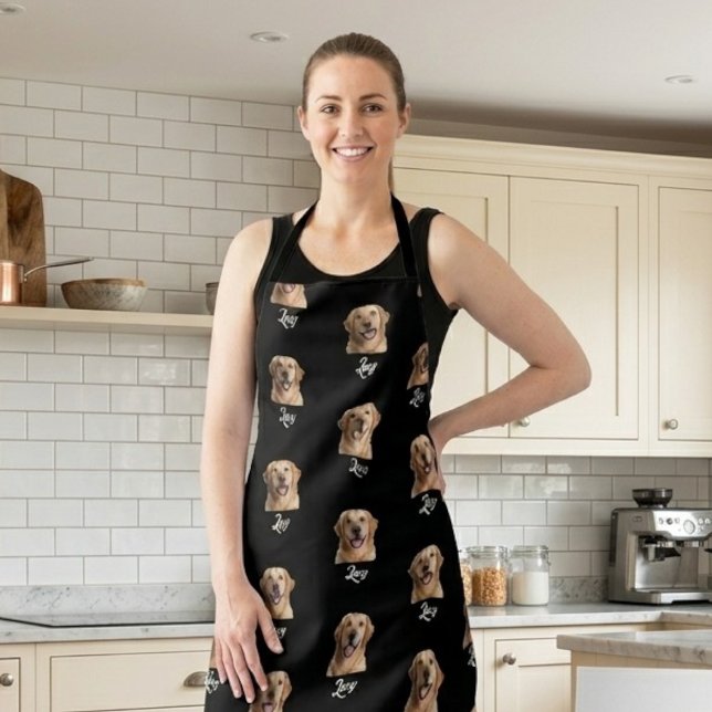 Personalized Face and Name Apron, Custom Photo Schürze (Von Creator hochgeladen)