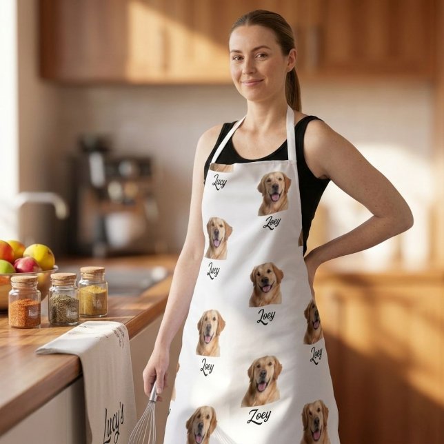 Personalized Face and Name Apron, Custom Photo Schürze (Von Creator hochgeladen)