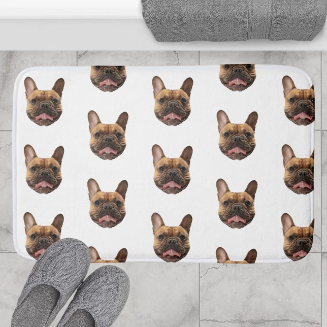 Personalized Face Dog Bathroom Decor Custom Cat Badematte (Von Creator hochgeladen)