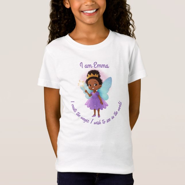 Personalized Fairy Girl T-Shirt (Vorderseite)