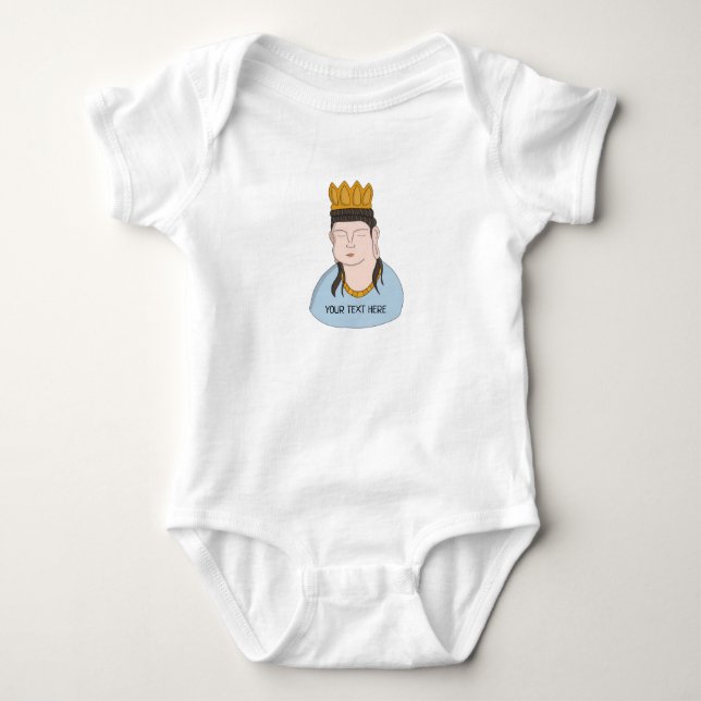 Personalized Faith - Add Your Text Baby Strampler (Vorderseite)