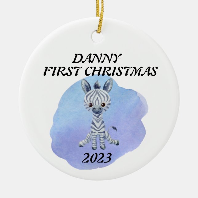 Personalized Family Christmas Ornament (Vorne)