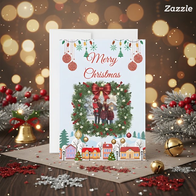 Personalized Family Christmas Photo Card Save The Date (Von Creator hochgeladen)