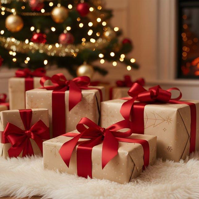 “Personalized Family Christmas Photo Wrapping Pape Geschenkpapier (Von Creator hochgeladen)