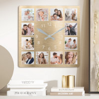 Personalized Family Foto Elegant Gold
