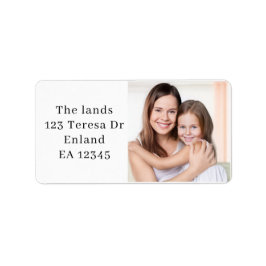 Personalized Family Photo Address Design Adressaufkleber