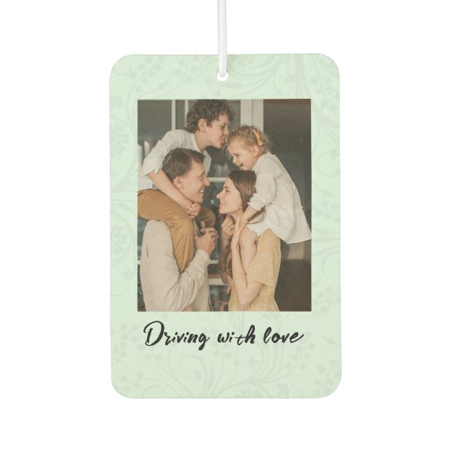 Personalized Family Photo Car Air fresheners  Autolufterfrischer (Vorderseite)