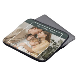 Personalized Family Photo | Custom Family Name  Laptopschutzhülle