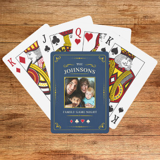 Personalized Family Photo Playing Cards Spielkarten