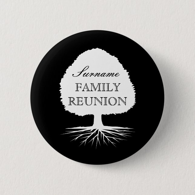 Personalized family reunion family tree buttons (Vorderseite)