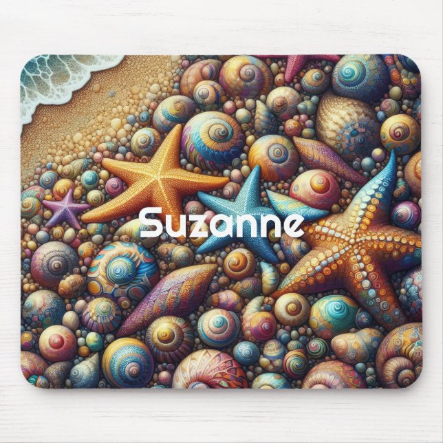 Personalized fantasy seashore Mousepad (Vorne)