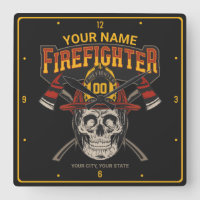 Personalized Fireman Skull Helmet Achse Firefighte