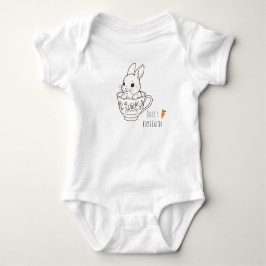 Personalized First Easter Bunny Baby Strampler