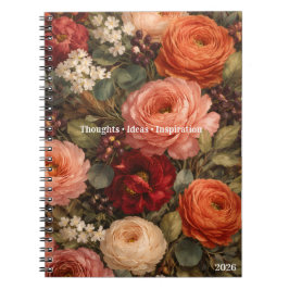 Personalized Floral Botanical Journal Women's Day  Notizblock