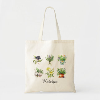 Personalized Floral Bouquet Tote Bag Tragetasche