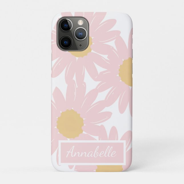 Personalized Floral iPhone Case (Rückseite)