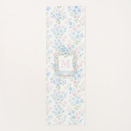 Personalized Floral Monogram Yoga Mat Yogamatte