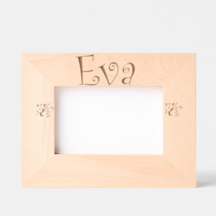 Personalized Foto frame Eva / Bilderrahmen Éva Geätzte Rahmen