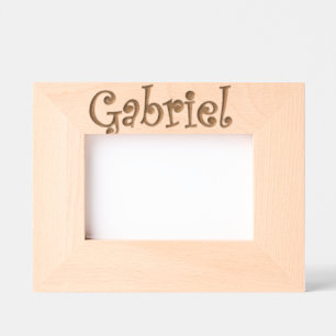 Personalized Foto frame / Foto-Rahmen Gabriel Geätzte Rahmen