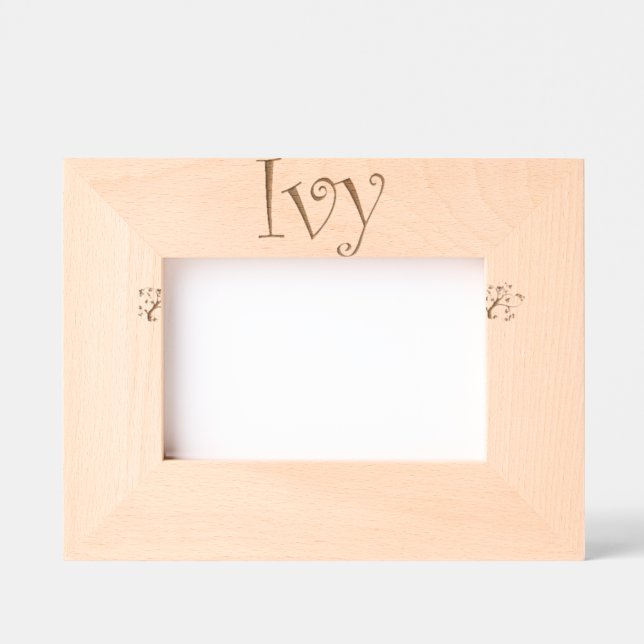 Personalized Foto frame Ivy Geätzte Rahmen (Vorderseite)