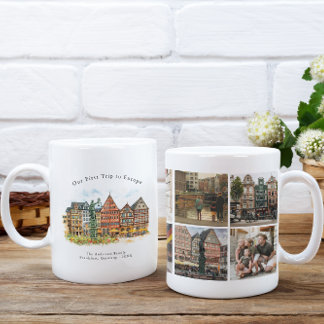 Personalized Frankfurt Germany Travel Photo Mug Kaffeetasse