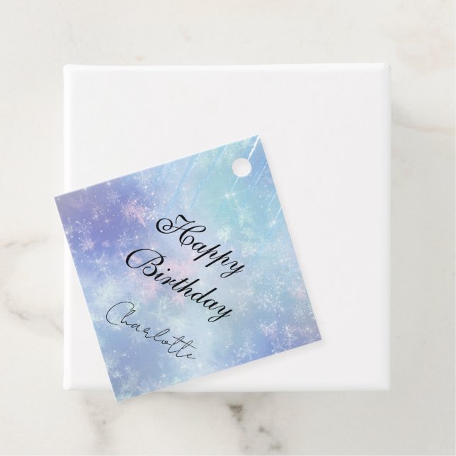 Personalized Frozen Icicles Geschenkanhänger (Beispiel)