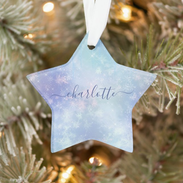 Personalized Frozen Icicles Ornament (Baum)
