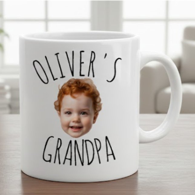 Personalized Funny Custom Baby Face Photo  Tasse (Von Creator hochgeladen)