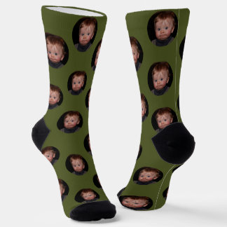 Personalized Funny Face Photo Socks Socken
