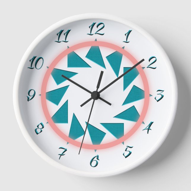 Personalized Funny Wall Clock Uhr (Vorderseite)