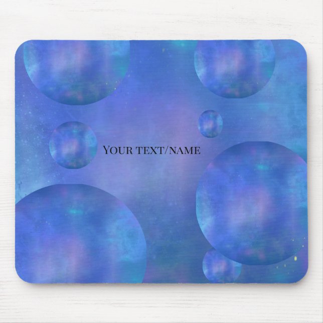 Personalized Galaxy Nebula Mouse Pad - Custom Name Mousepad (Vorne)