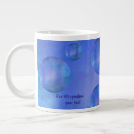 Personalized Galaxy Space Nebula Art - Custom text Jumbo-Tasse