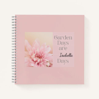 Personalized Garden Days, Gardening Hobby Gift Notizbuch
