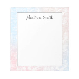 Personalized Geometric Notepad Notizblock