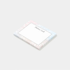 Personalized Geometric  Post-it Klebezettel