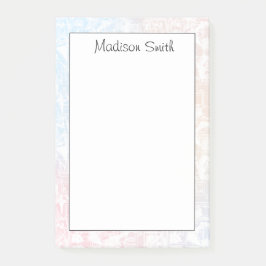 Personalized Geometric  Post-it Klebezettel