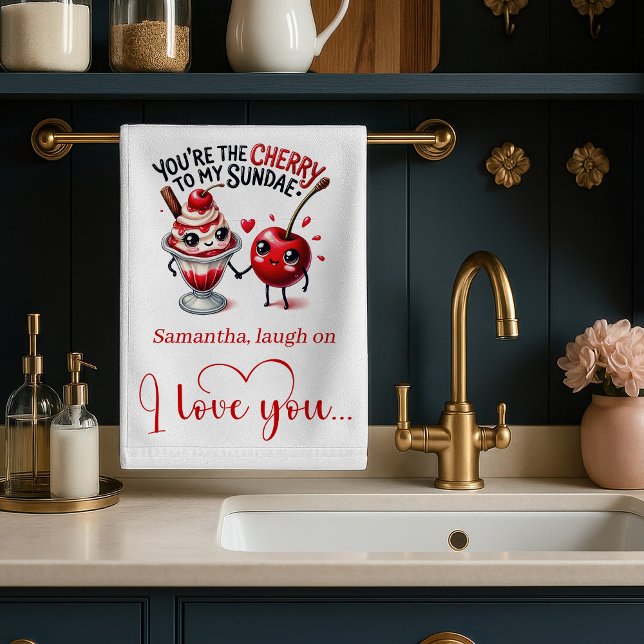 Personalized Gift for Wife Funny Food Towel Geschirrtuch (Personalized Gift for Wife Funny Food Towel)