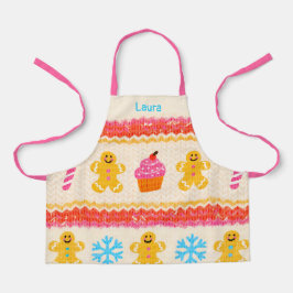 Personalized Gingerbread Baking Apron Schürze