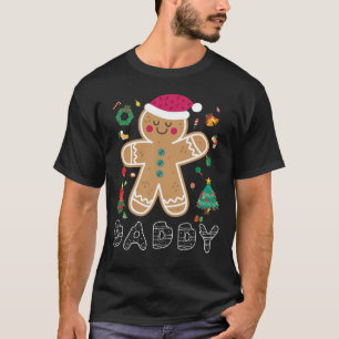 Personalized Gingerbread Family Christmas Pajamas T-Shirt