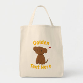 Personalized Golden Doodle Dog Tote Bags Tragetasche